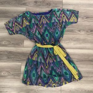 Adrianna Papell Geometric Mini Dress